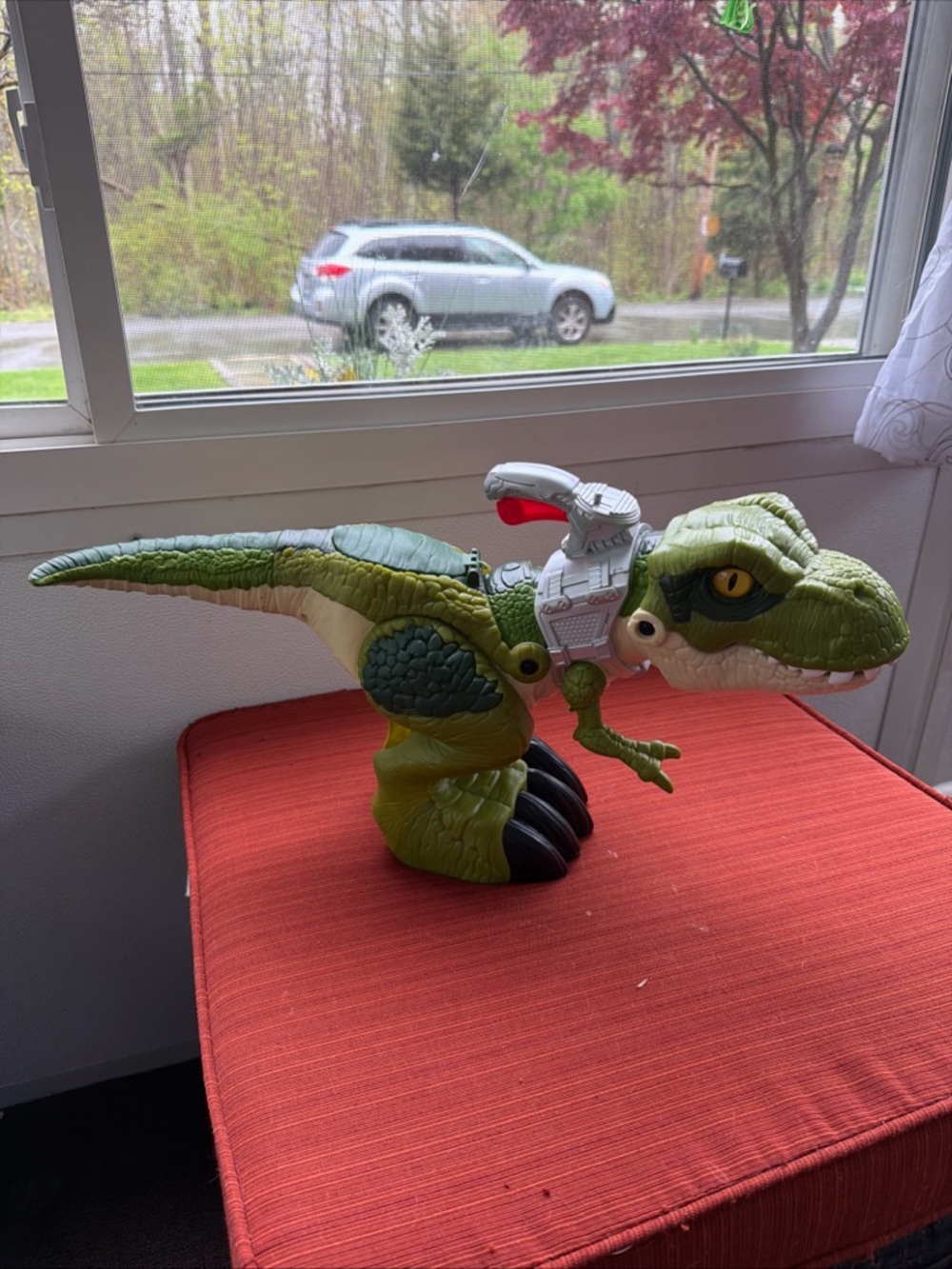 Imaginext Jurassic Park World Mega Mouth T-Rex, Chomping Toy Dinosaur - Picture 3 of 4